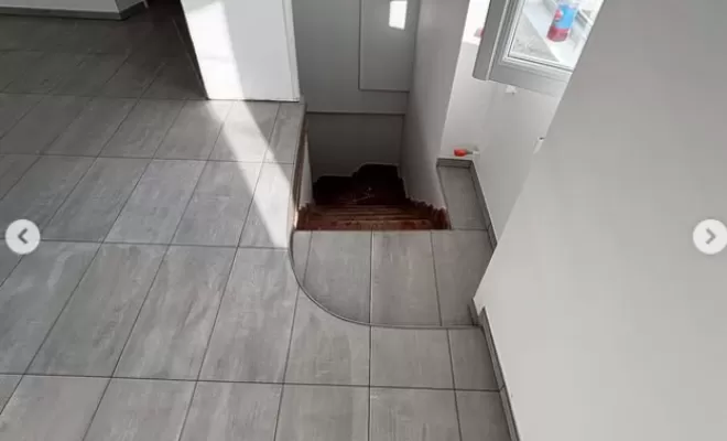 POSE D'UN CARRELAGE D'UNE MAISON EN CONSTRUCTION À ROCHEFORT, Saintes, S.A.R.L PIAUD Rénovation